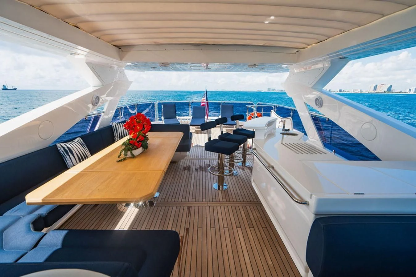 inside of a boat aboard SEA-ZAR Yacht for Sale