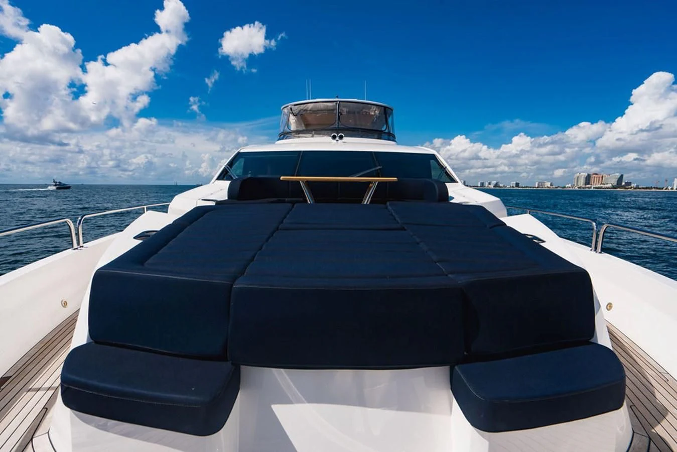 a boat on the water aboard SEA-ZAR Yacht for Sale