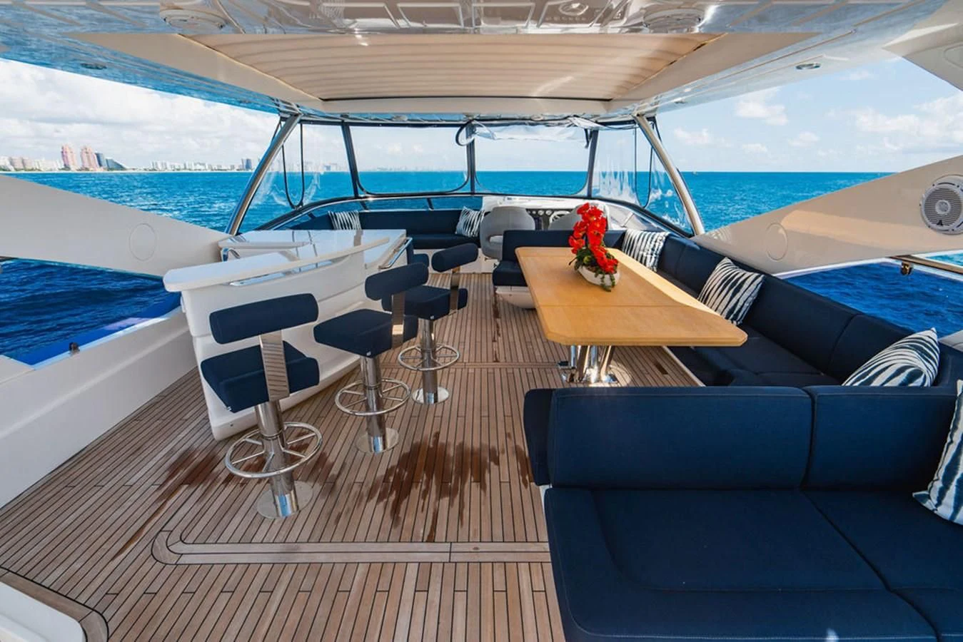 inside of a boat aboard SEA-ZAR Yacht for Sale