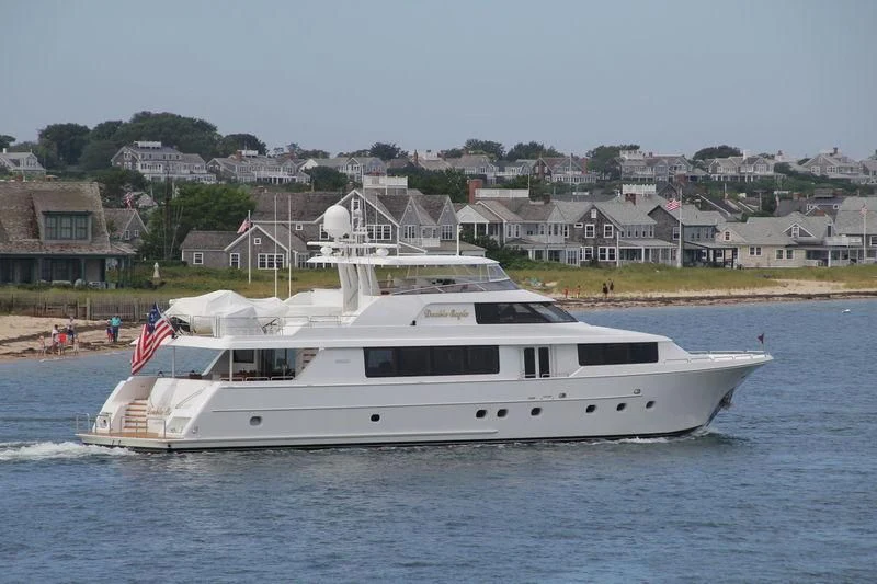 a boat on the water aboard DOUBLE EAGLE Yacht for Sale