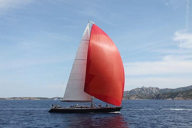 a sailboat on the water aboard BLACK LION Yacht for Sale