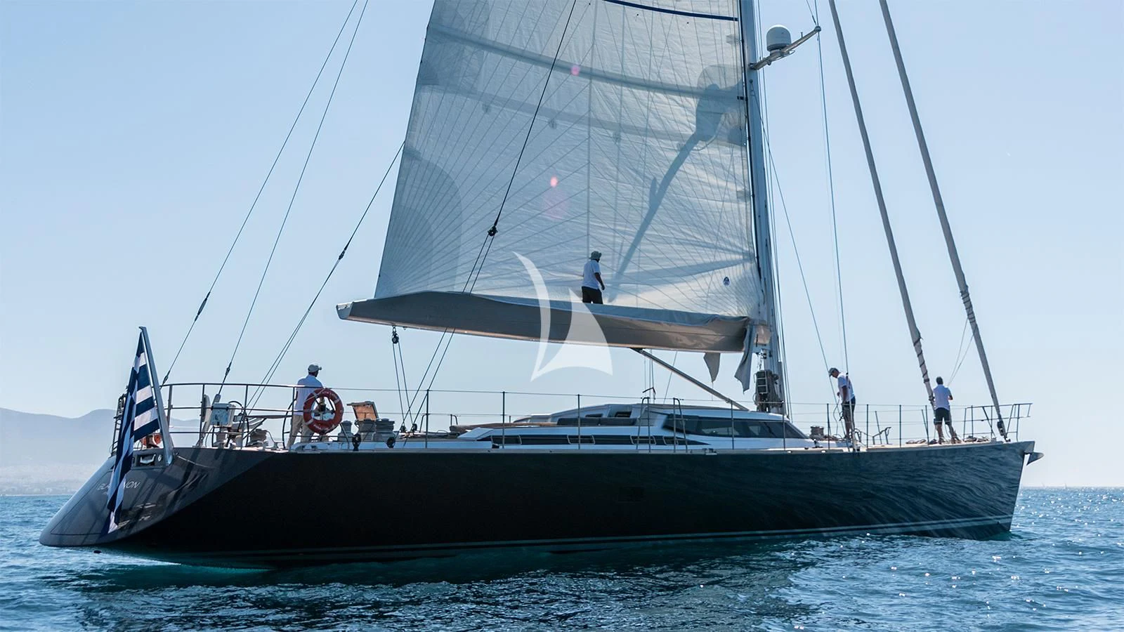 a boat on the water aboard BLACK LION Yacht for Sale