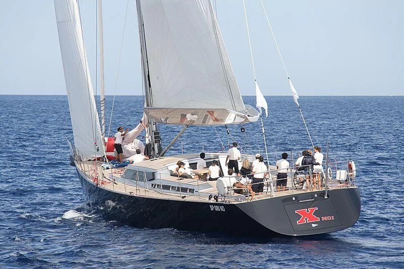 a group of people on a sailboat aboard BLACK LION Yacht for Sale