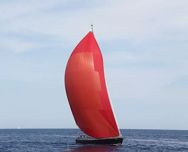 a sailboat in the ocean aboard BLACK LION Yacht for Sale