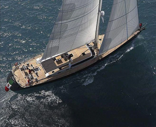 a boat in the water aboard BLACK LION Yacht for Sale