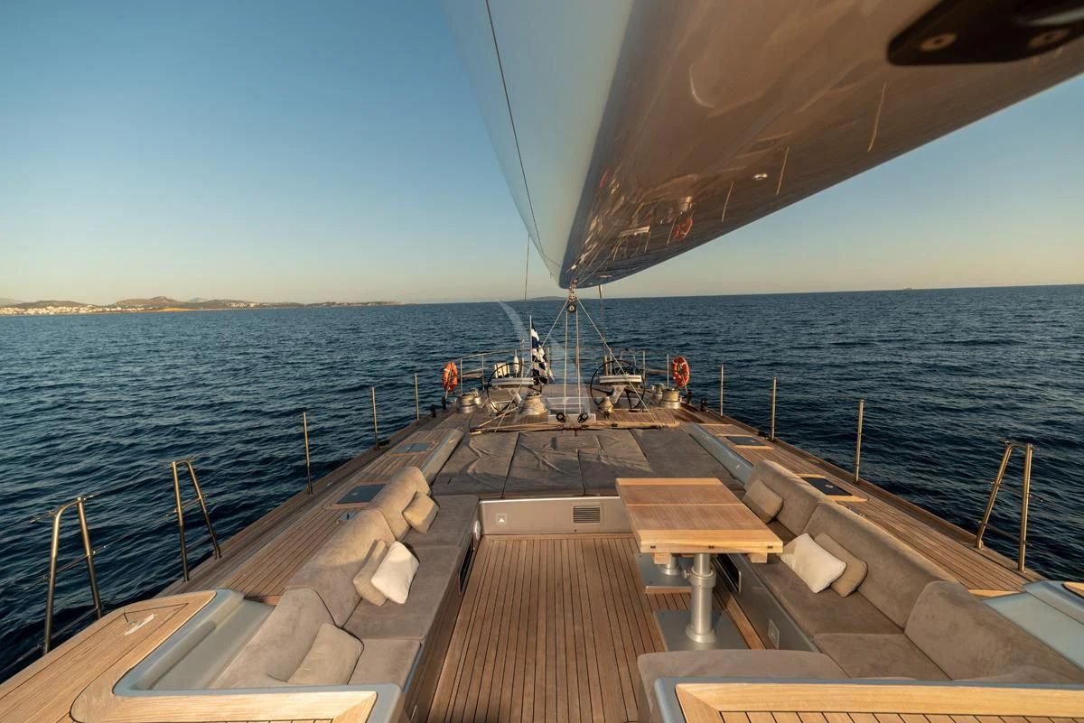a boat on the water aboard BLACK LION Yacht for Sale