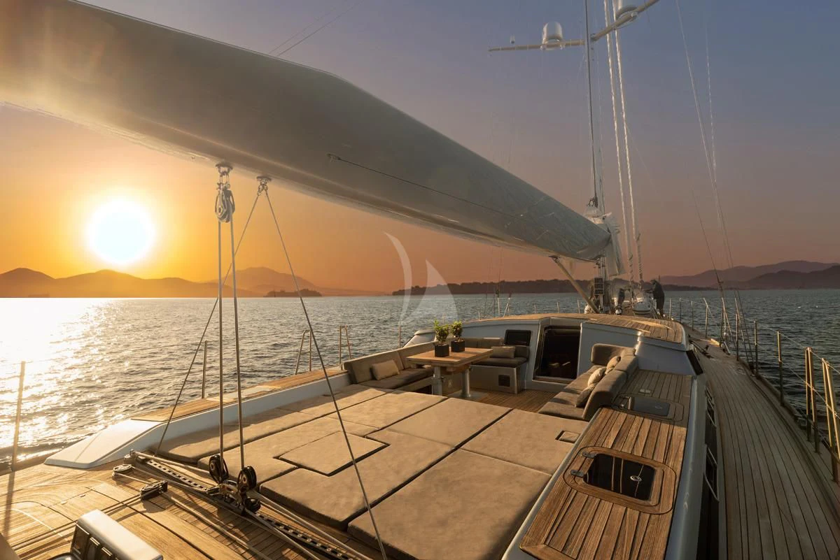 a boat on the water aboard BLACK LION Yacht for Sale