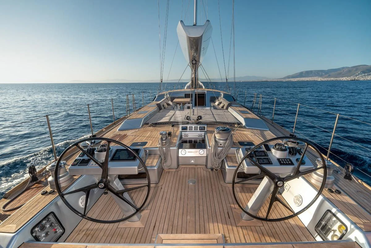 a boat on the water aboard BLACK LION Yacht for Sale