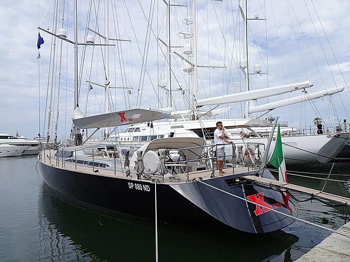 a boat in the water aboard BLACK LION Yacht for Sale