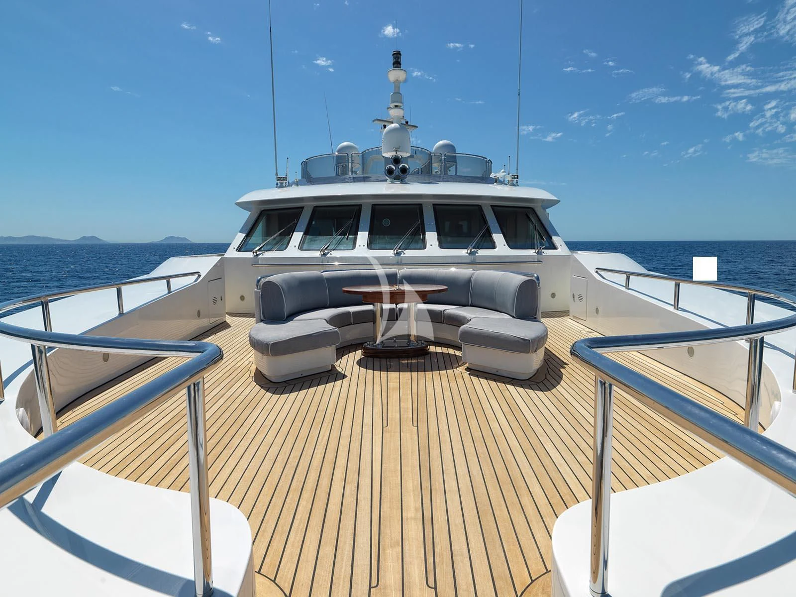 a boat on a deck aboard ALEXANDRA Yacht for Charter