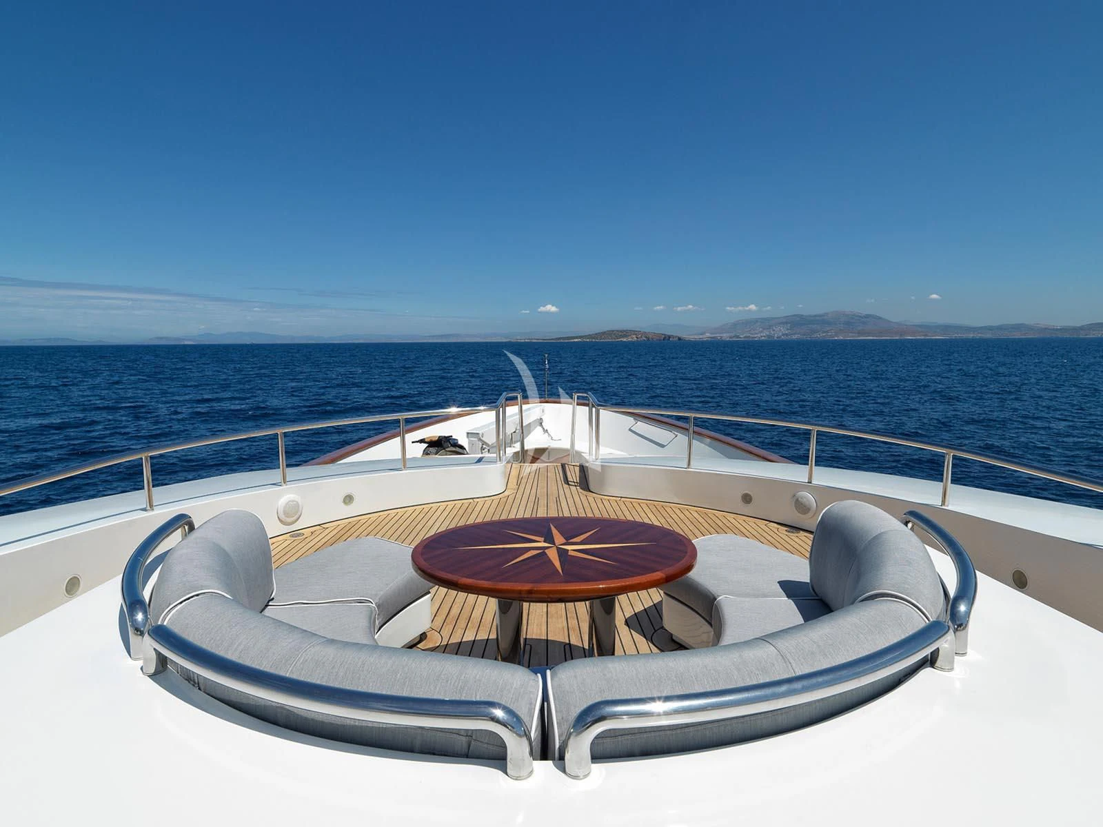 a boat on the water aboard ALEXANDRA Yacht for Charter