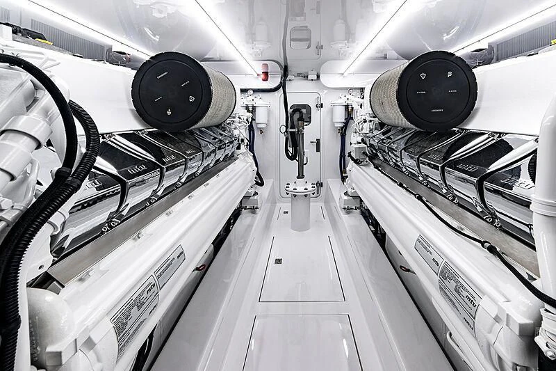a close-up of a machine aboard REEL DEVELOPMENT Yacht for Sale