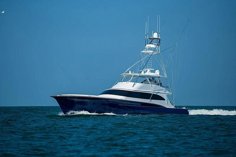 a boat on the water aboard REEL DEVELOPMENT Yacht for Sale