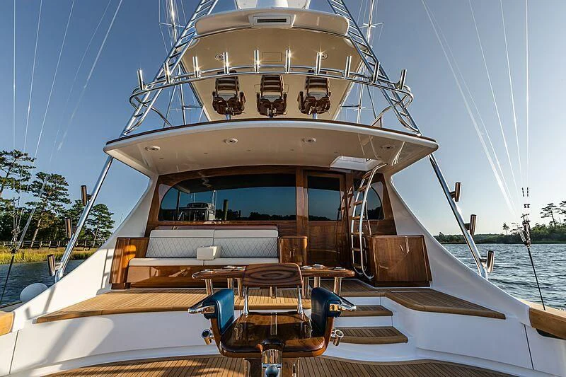 a boat on the water aboard REEL DEVELOPMENT Yacht for Sale