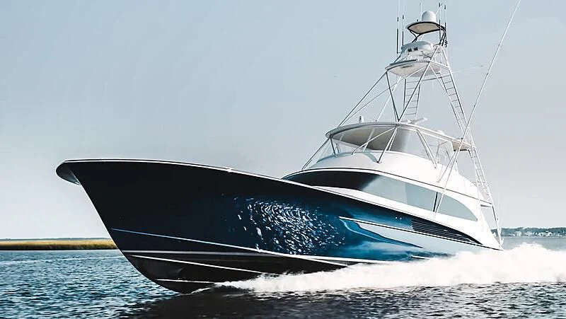 a boat on the water aboard REEL DEVELOPMENT Yacht for Sale