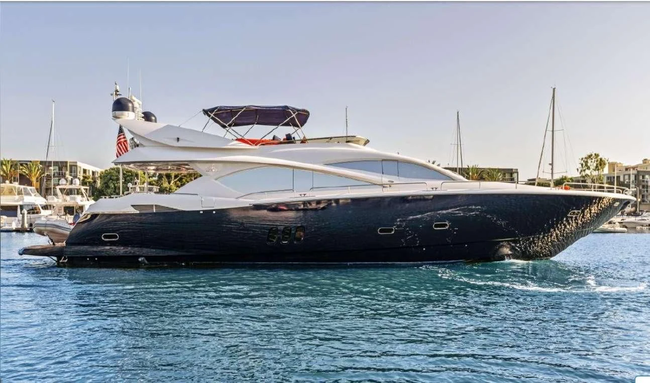 a boat on the water aboard QUANTUM Yacht for Sale