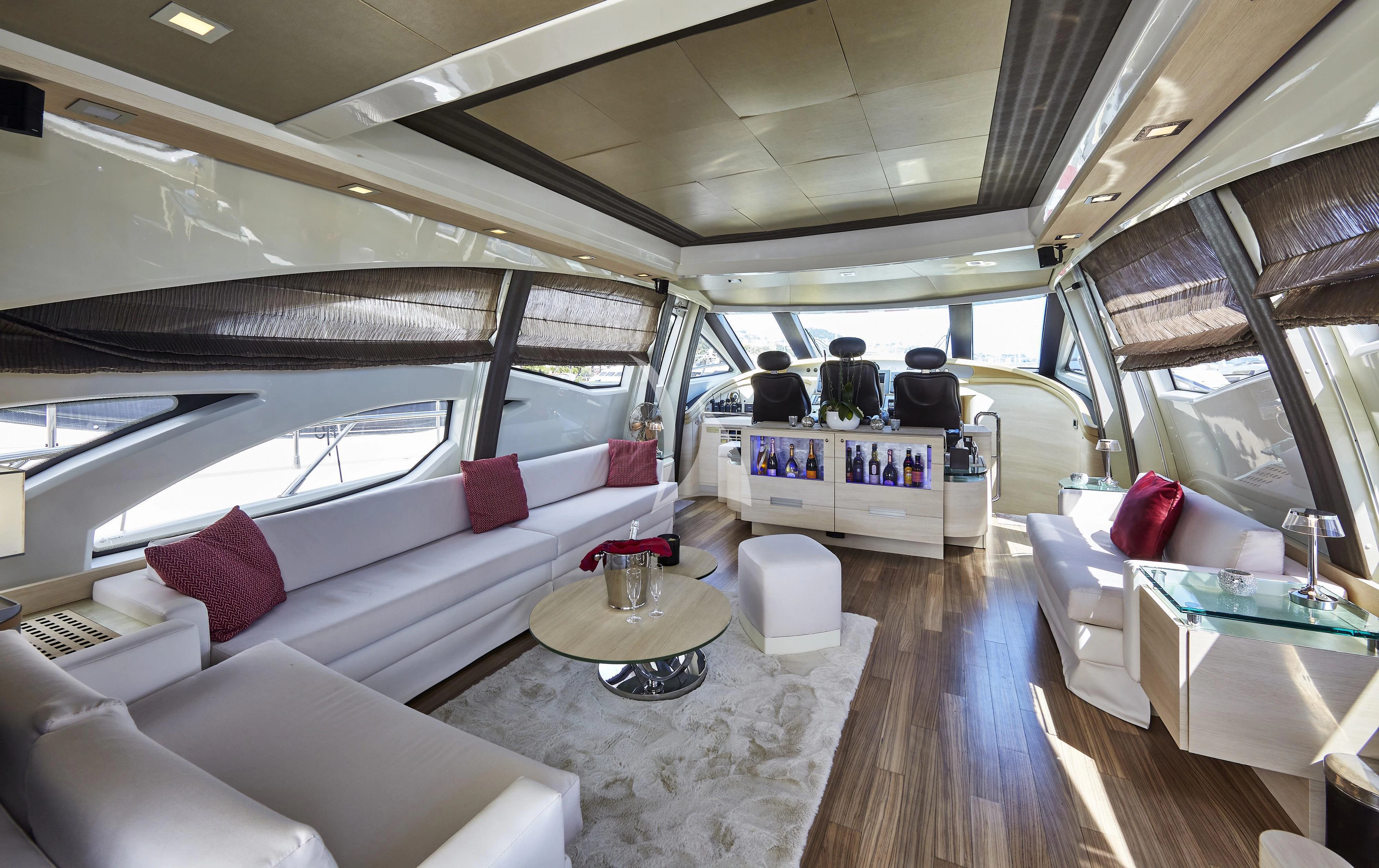 inside of a boat aboard NAMI Yacht for Sale