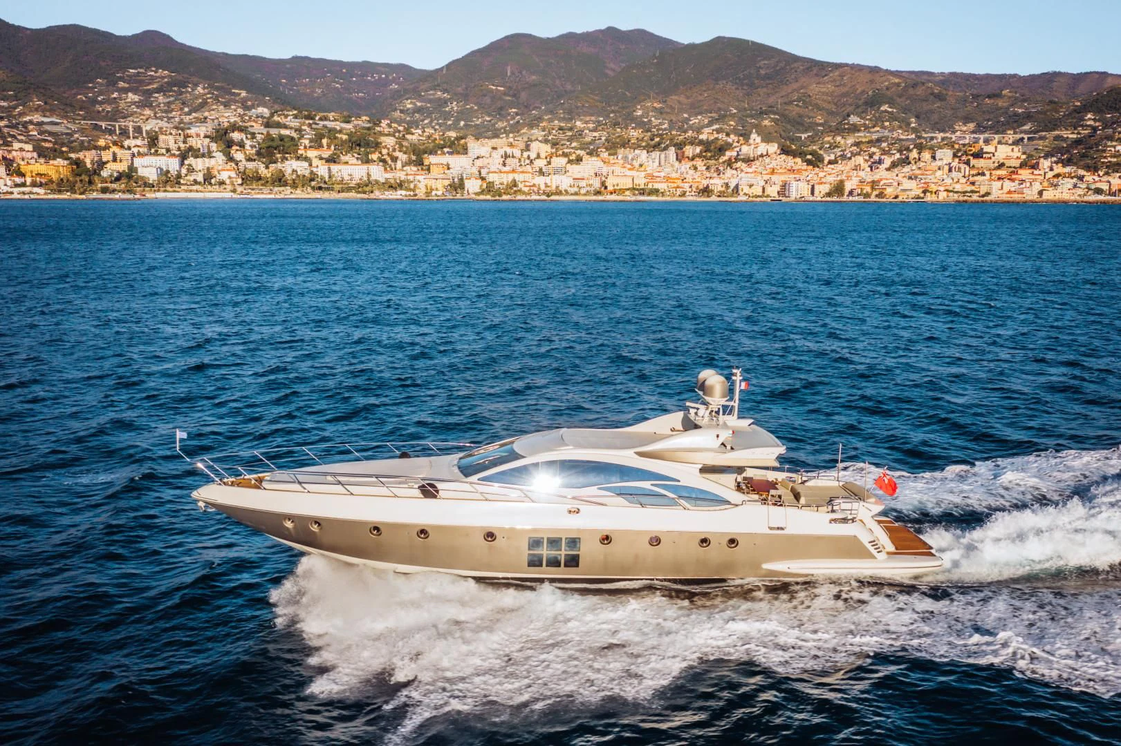 a boat on the water aboard NAMI Yacht for Sale