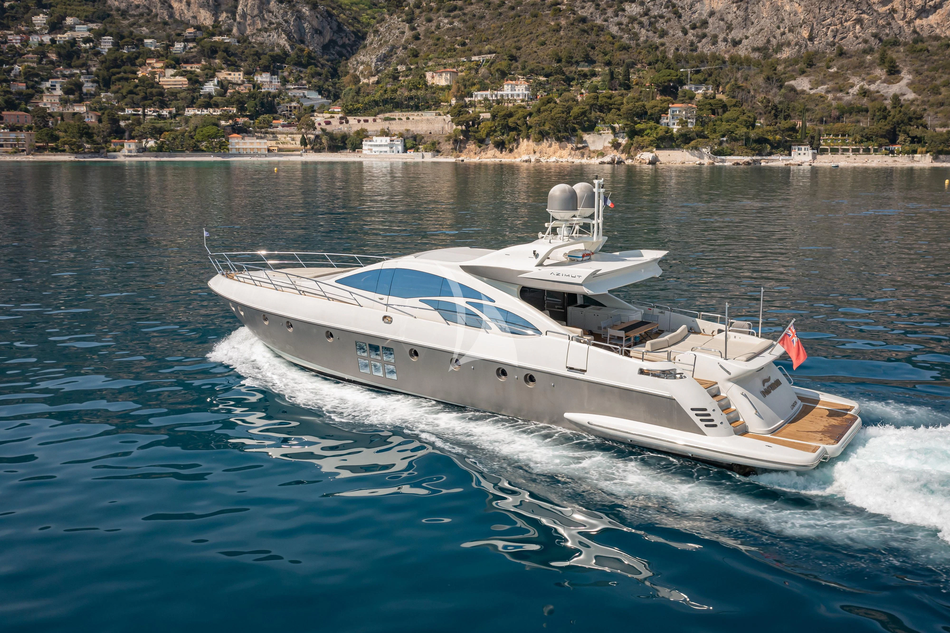 a boat on the water aboard NAMI Yacht for Sale
