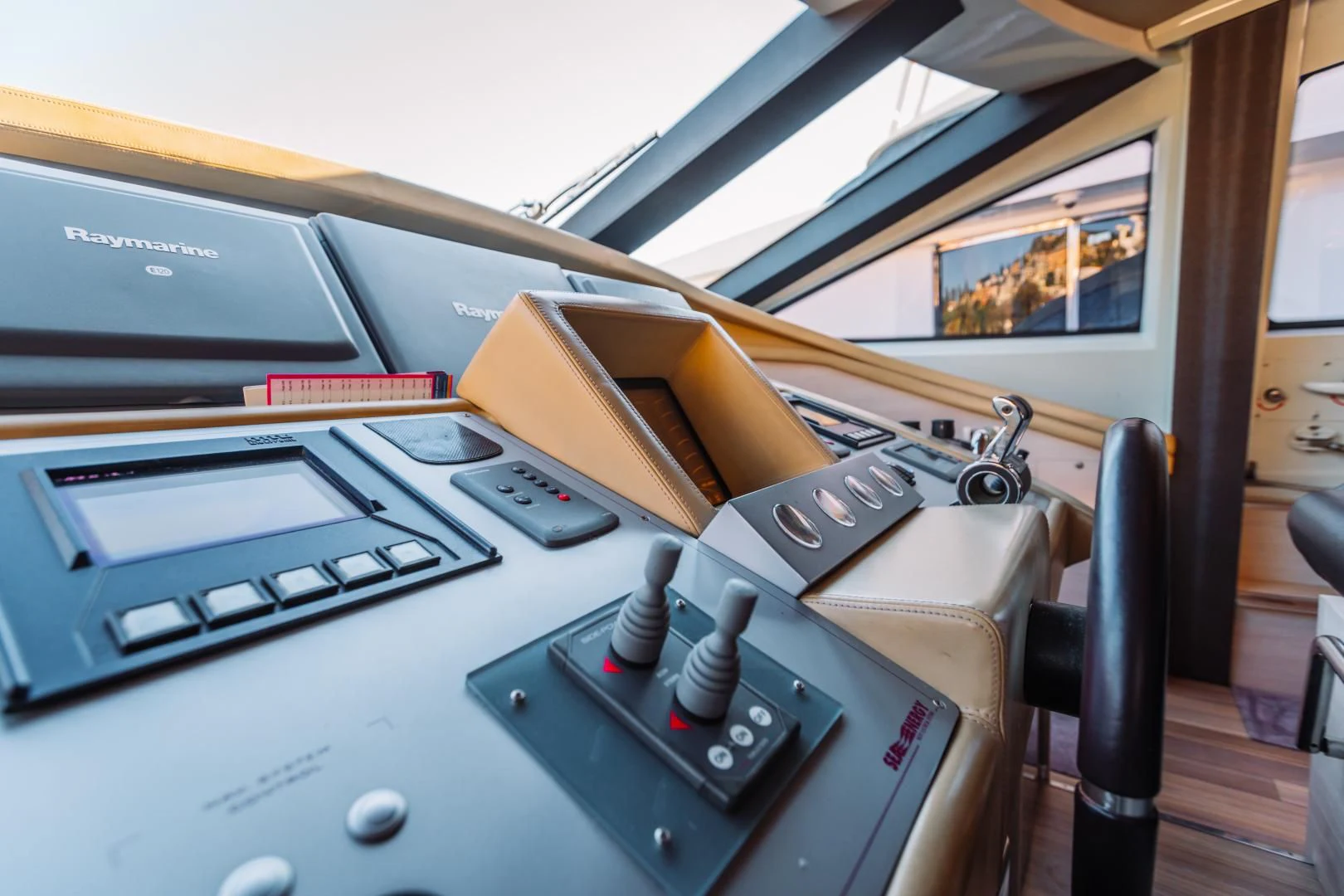 a machine with a box and buttons aboard NAMI Yacht for Sale