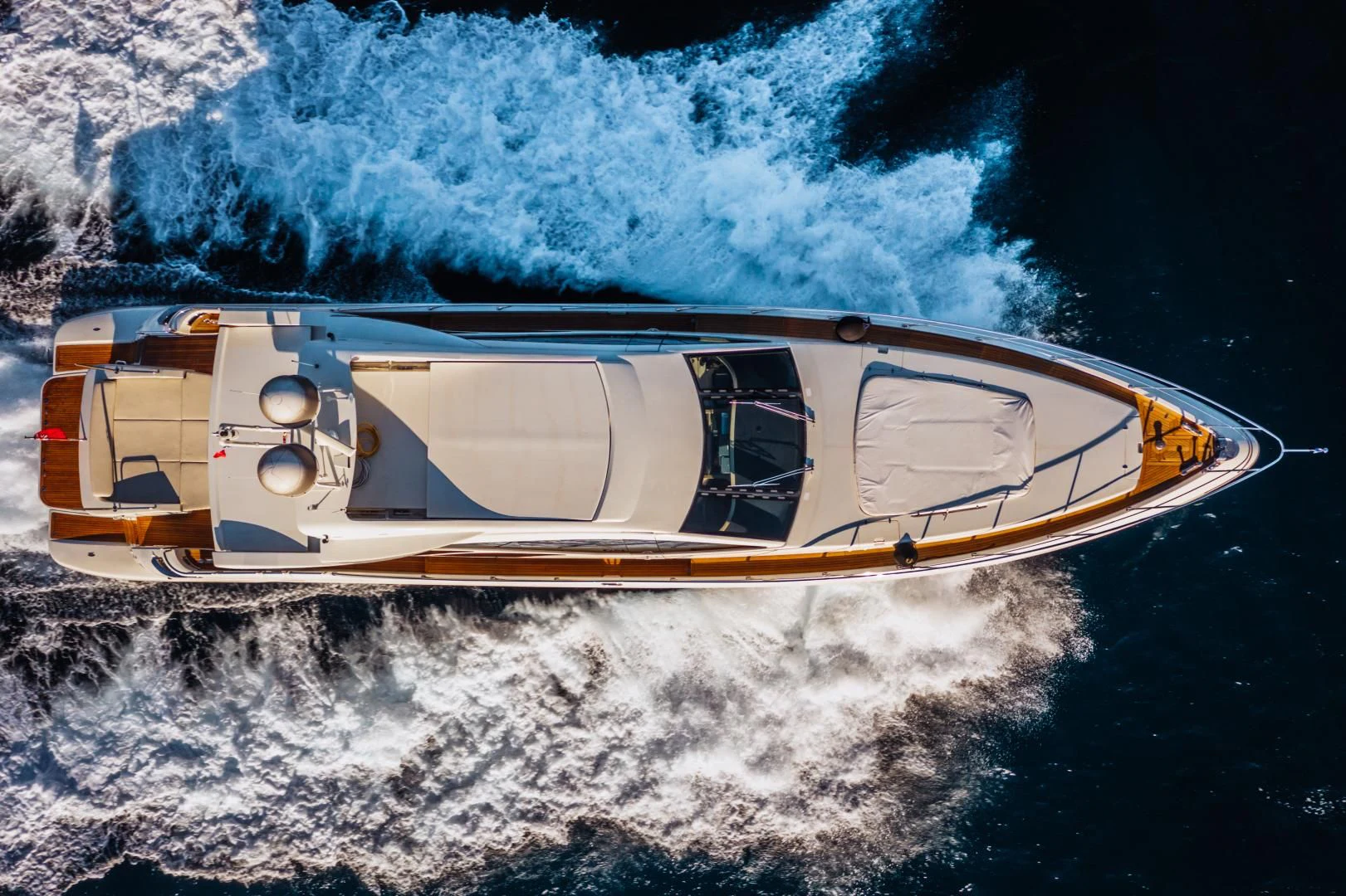 a space ship on a planet aboard NAMI Yacht for Sale