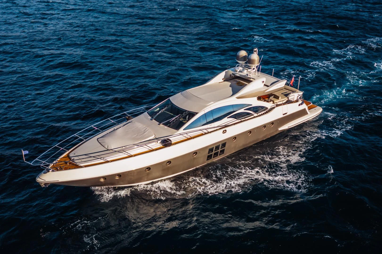 a boat on the water aboard NAMI Yacht for Sale