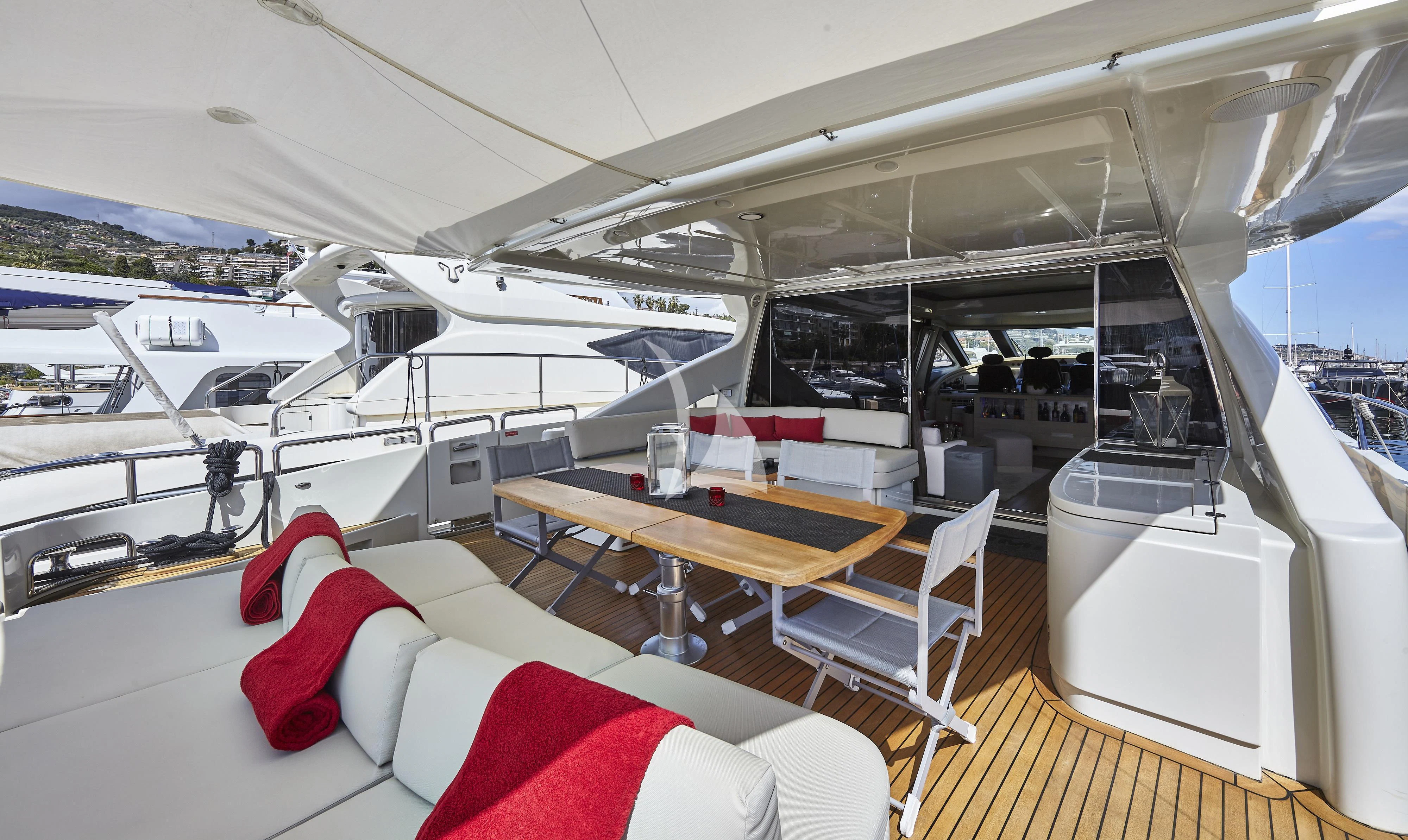 inside of a boat aboard NAMI Yacht for Sale