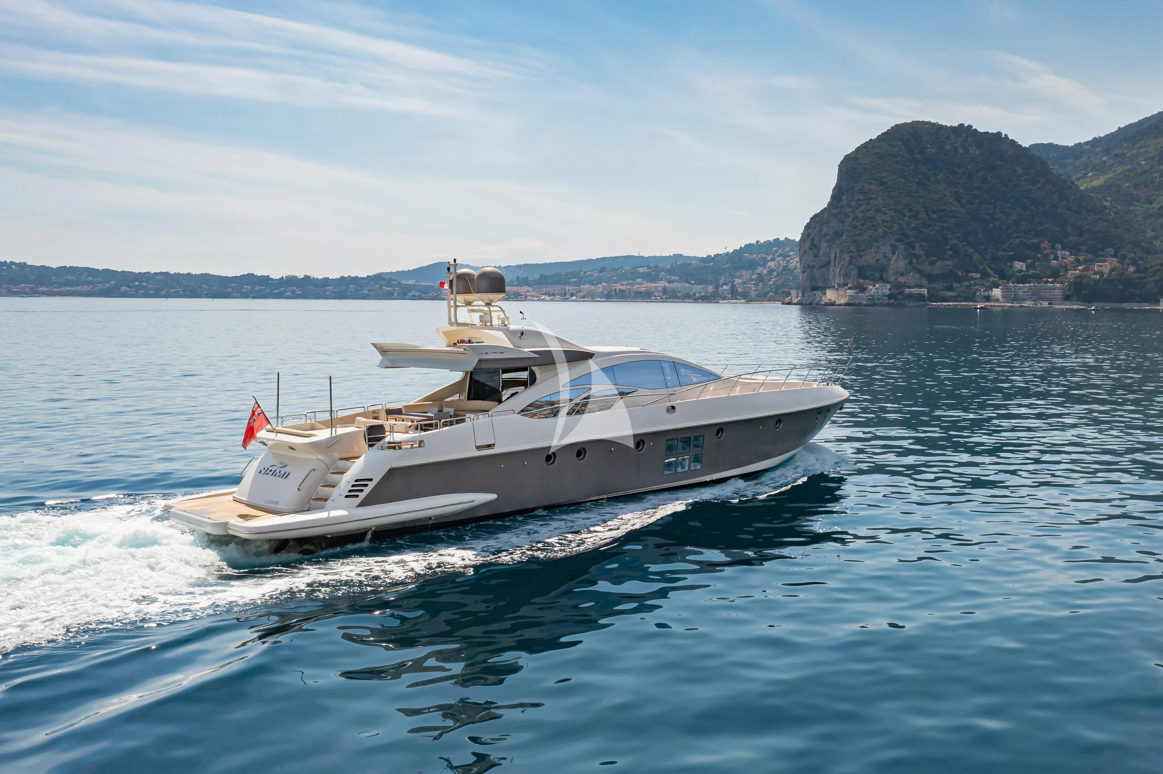 a boat on the water aboard NAMI Yacht for Sale