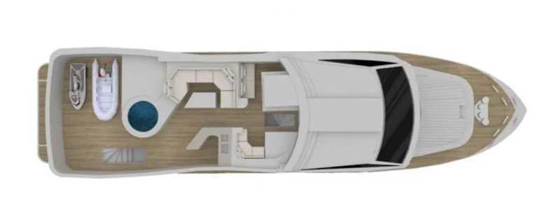 a white box with a black lid aboard MISS KATARIINA Yacht for Sale