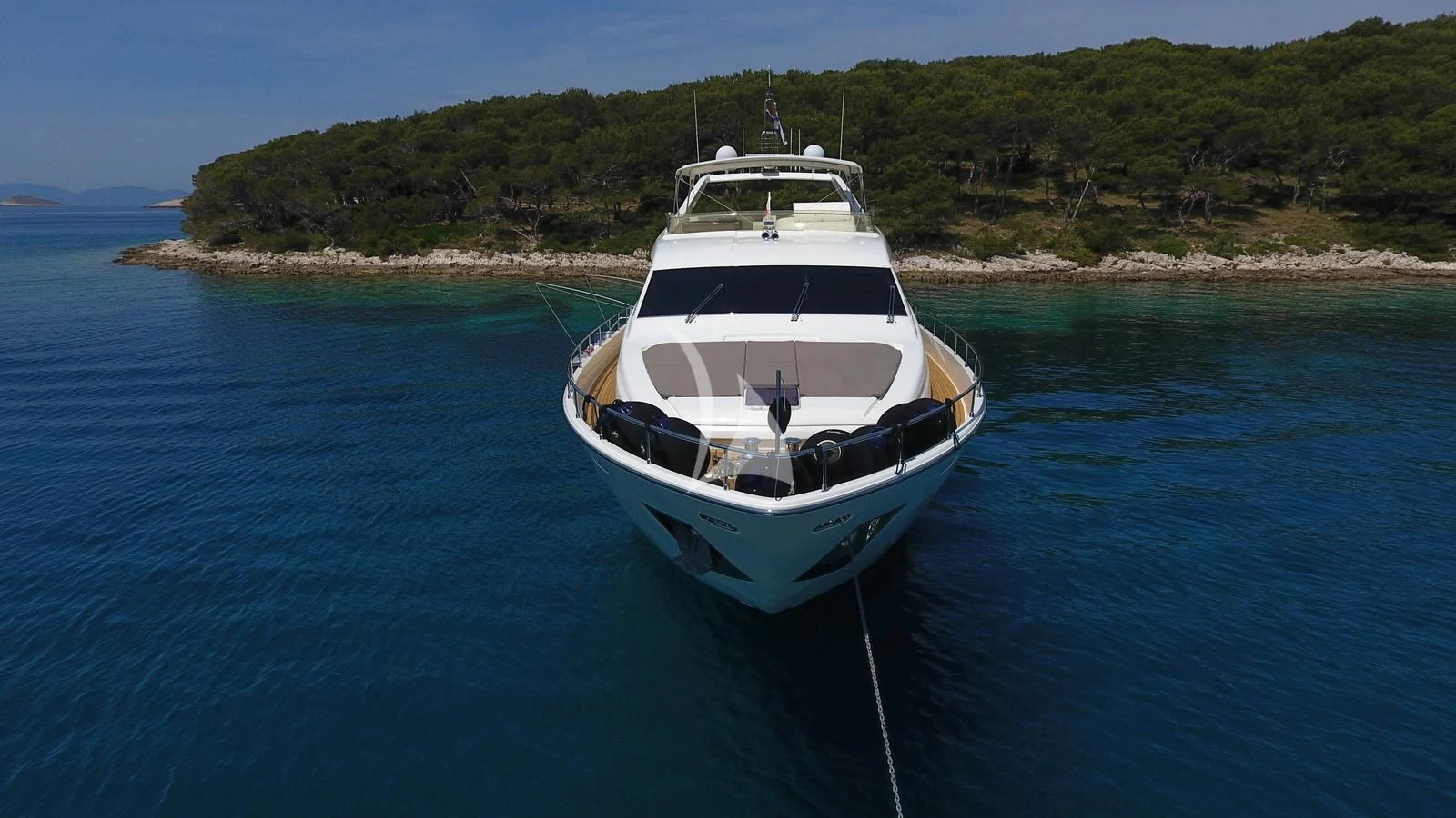 a boat in the water aboard MISS KATARIINA Yacht for Sale