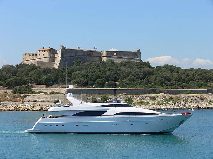 a boat on the water aboard MARIEL Yacht for Sale
