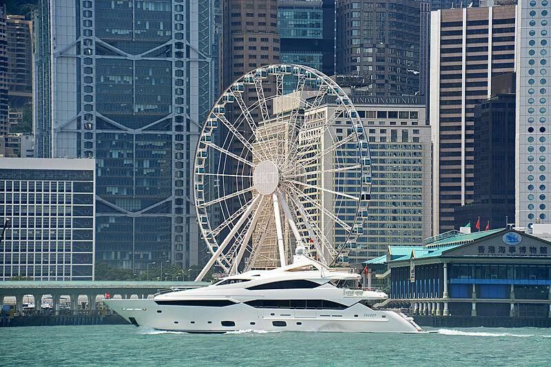 a boat in the water aboard THE DOGS Yacht for Sale