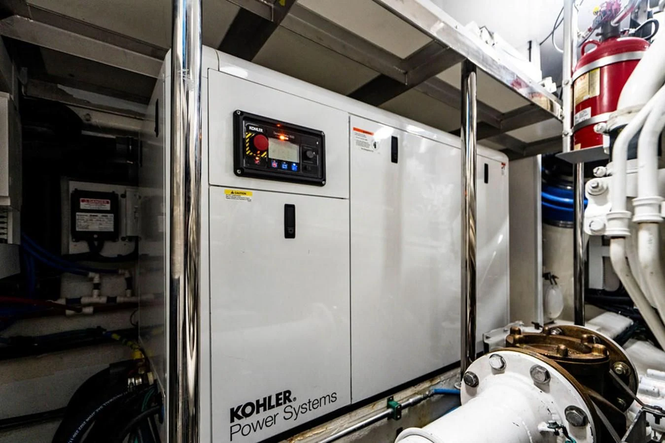 a machine inside a room aboard FAR NIENTE Yacht for Sale