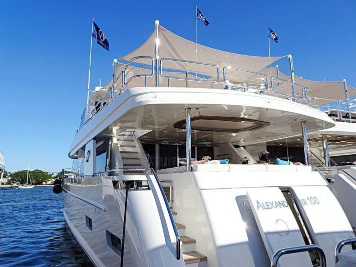 a boat on the water aboard FAR NIENTE Yacht for Sale