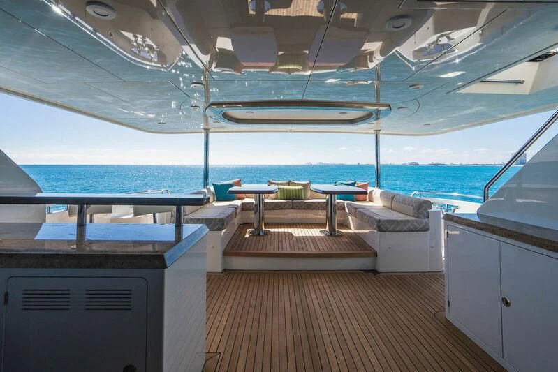 a boat on the water aboard FAR NIENTE Yacht for Sale