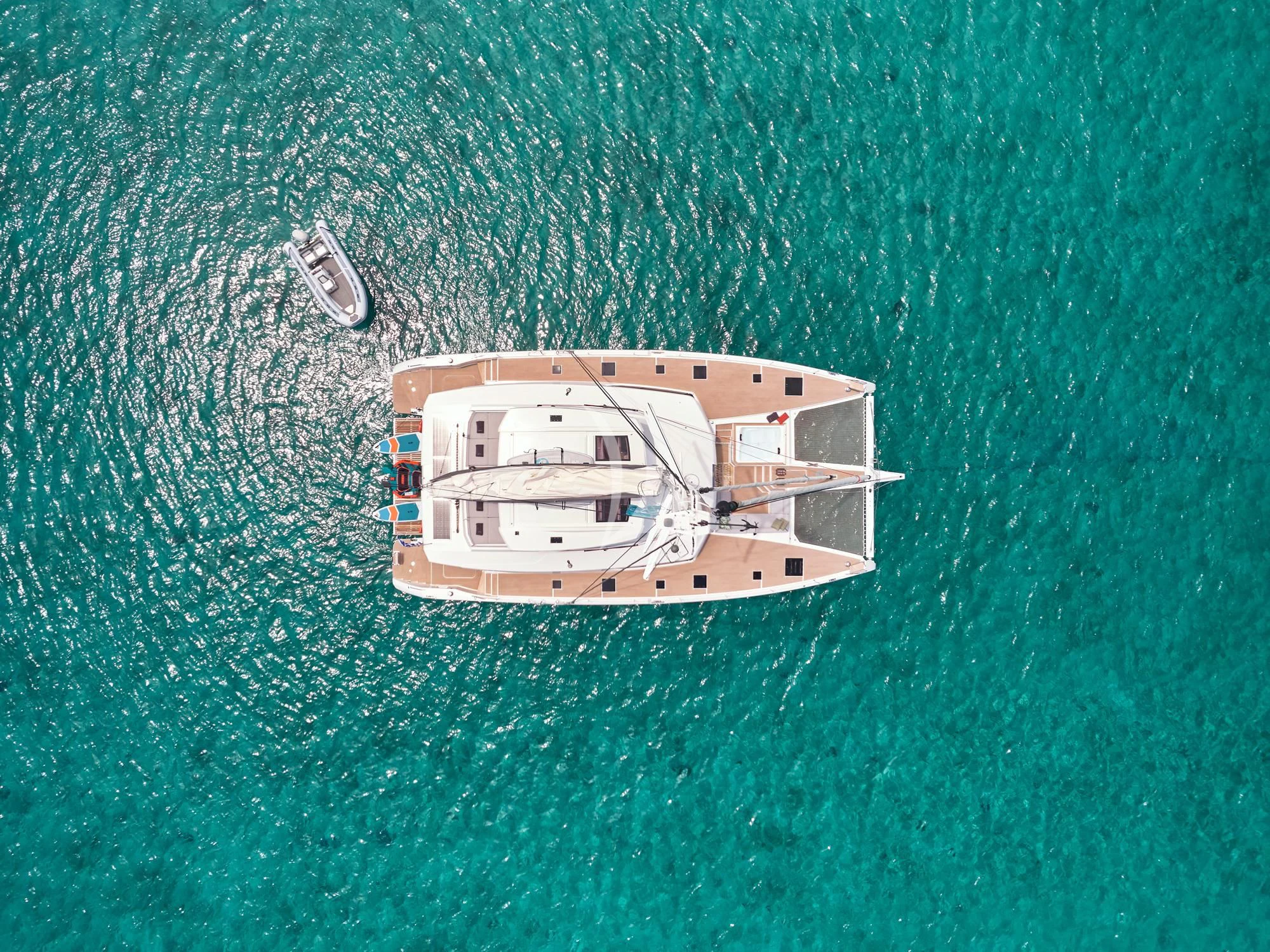 a boat on the water aboard PIXIE Yacht for Charter