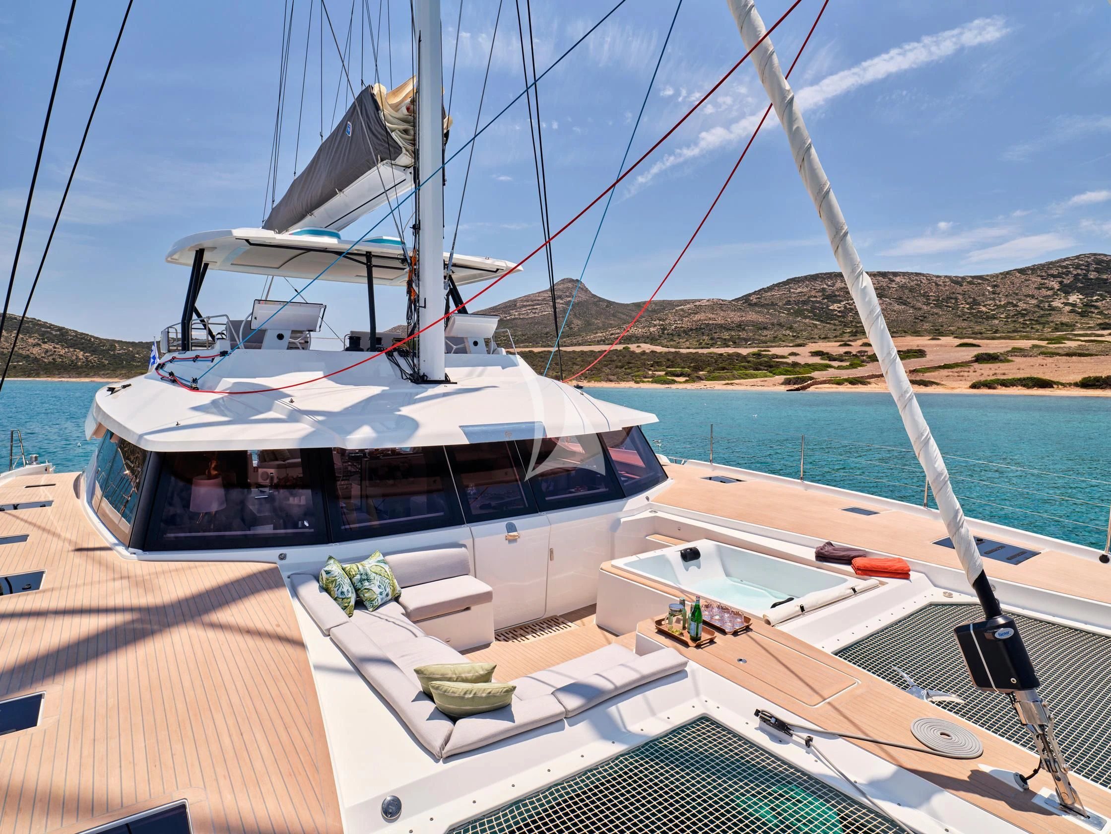 a boat on a dock aboard PIXIE Yacht for Charter