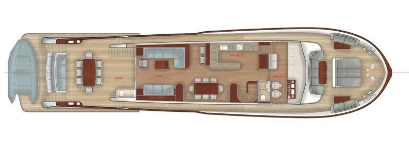 a computer chip with a window aboard EMPIRE Yacht for Sale