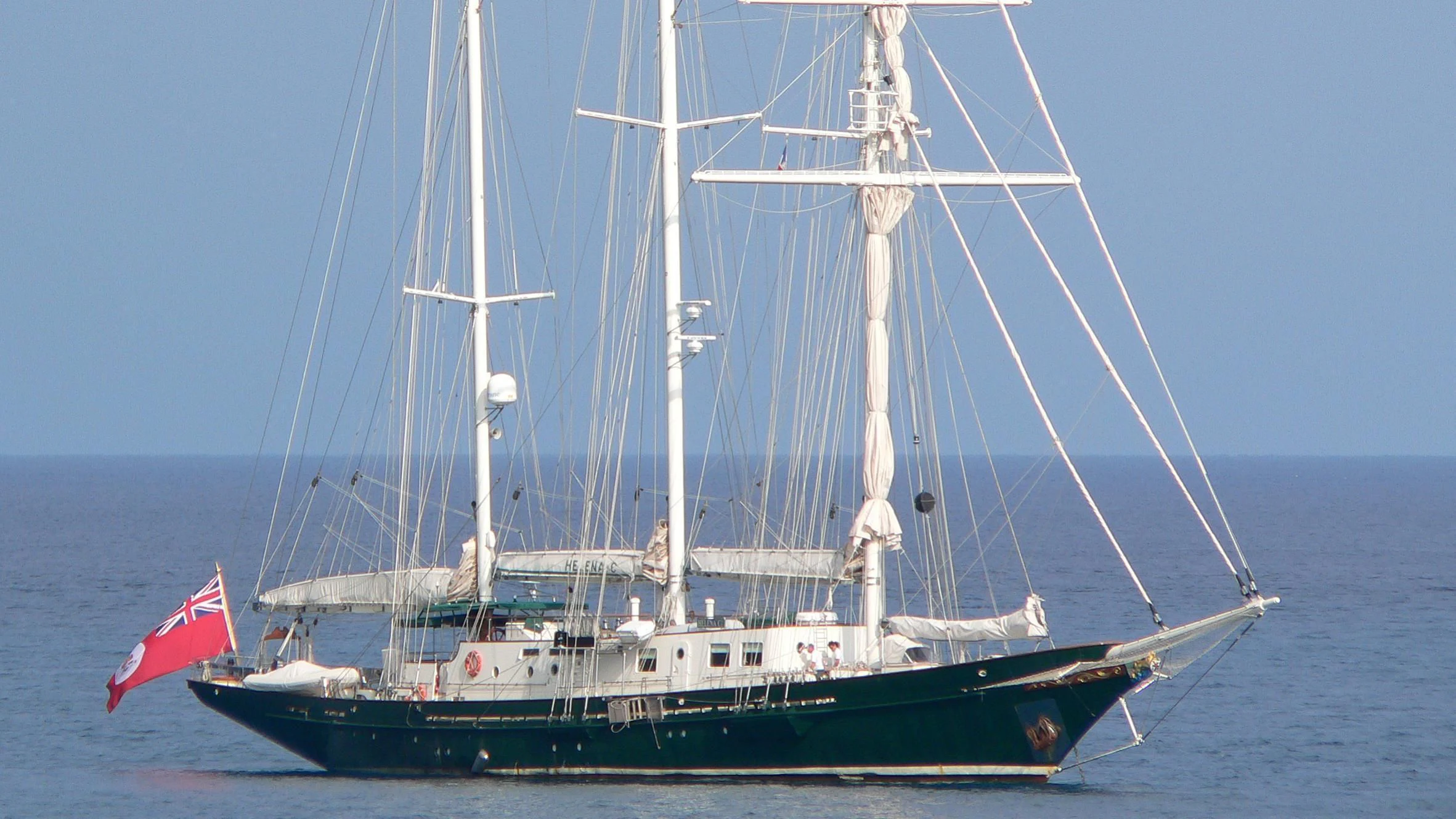 a boat on the water aboard MALCOLM MILLER Yacht for Sale