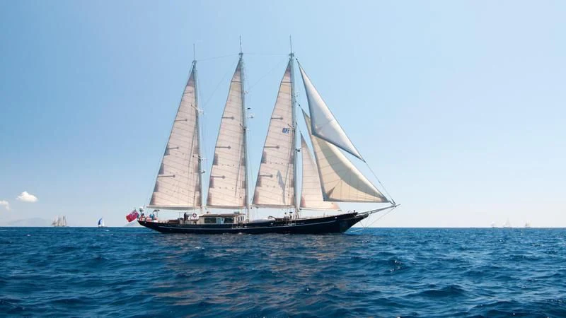 a sailboat on the water aboard MALCOLM MILLER Yacht for Sale