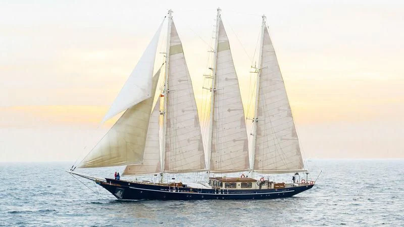 a sailboat on the water aboard MALCOLM MILLER Yacht for Sale
