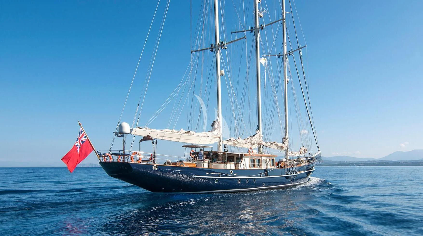 a boat sailing on the sea aboard MALCOLM MILLER Yacht for Sale