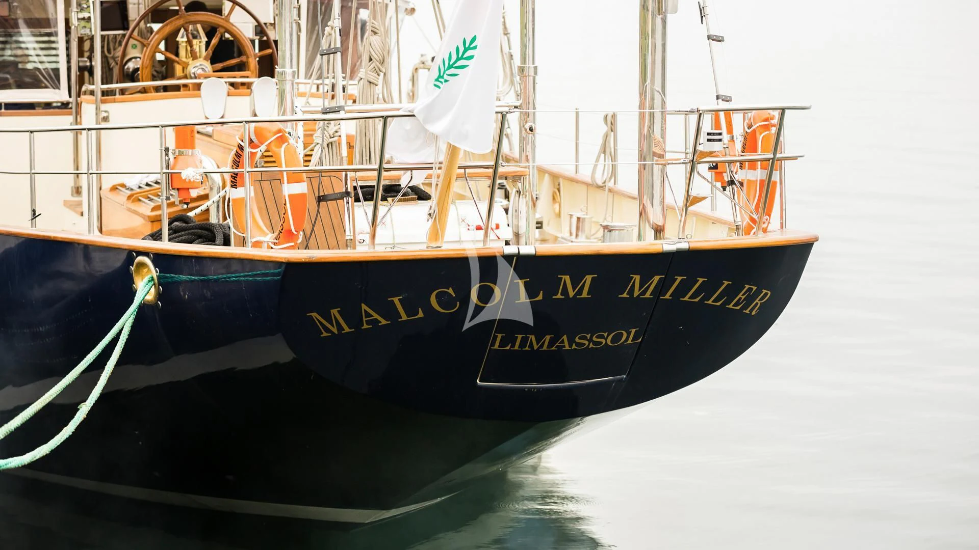 a boat on the water aboard MALCOLM MILLER Yacht for Sale