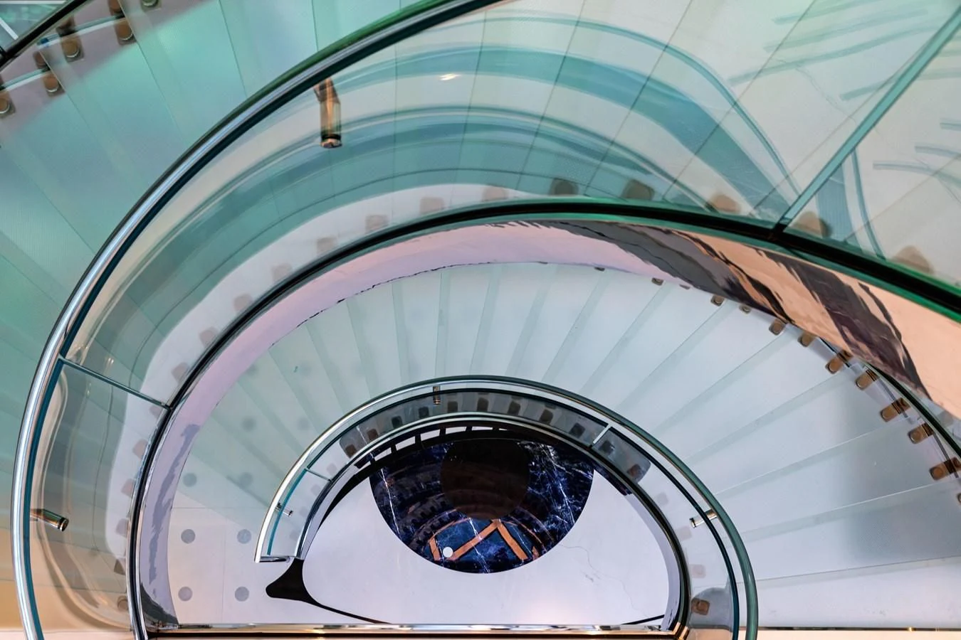 a close-up of a glass dome aboard LUMINOSITY Yacht for Sale