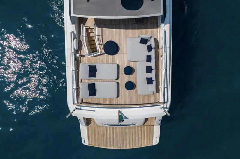 a boat on the water aboard AMAN Yacht for Sale