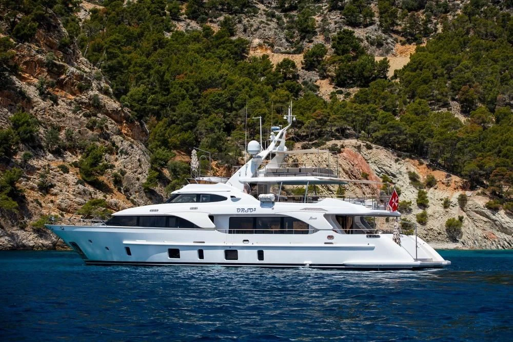 a boat on the water aboard ORSO 3 Yacht for Sale