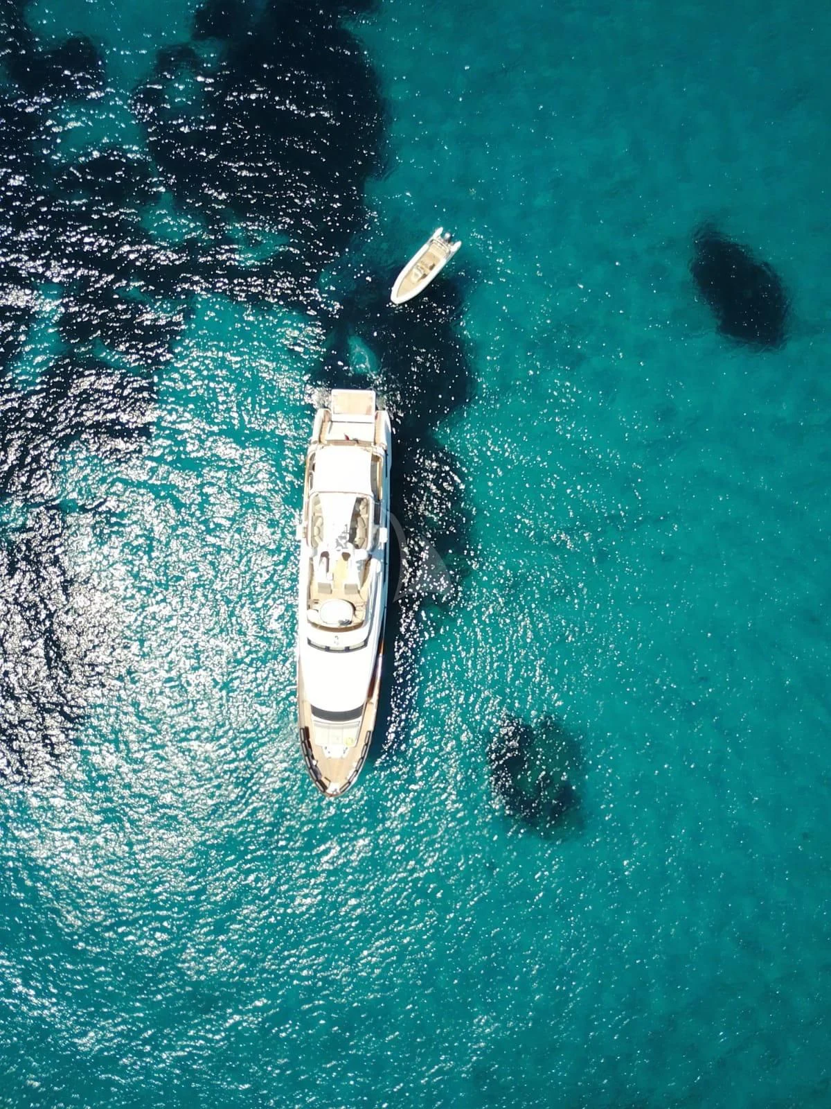 a boat in the water aboard ORSO 3 Yacht for Sale