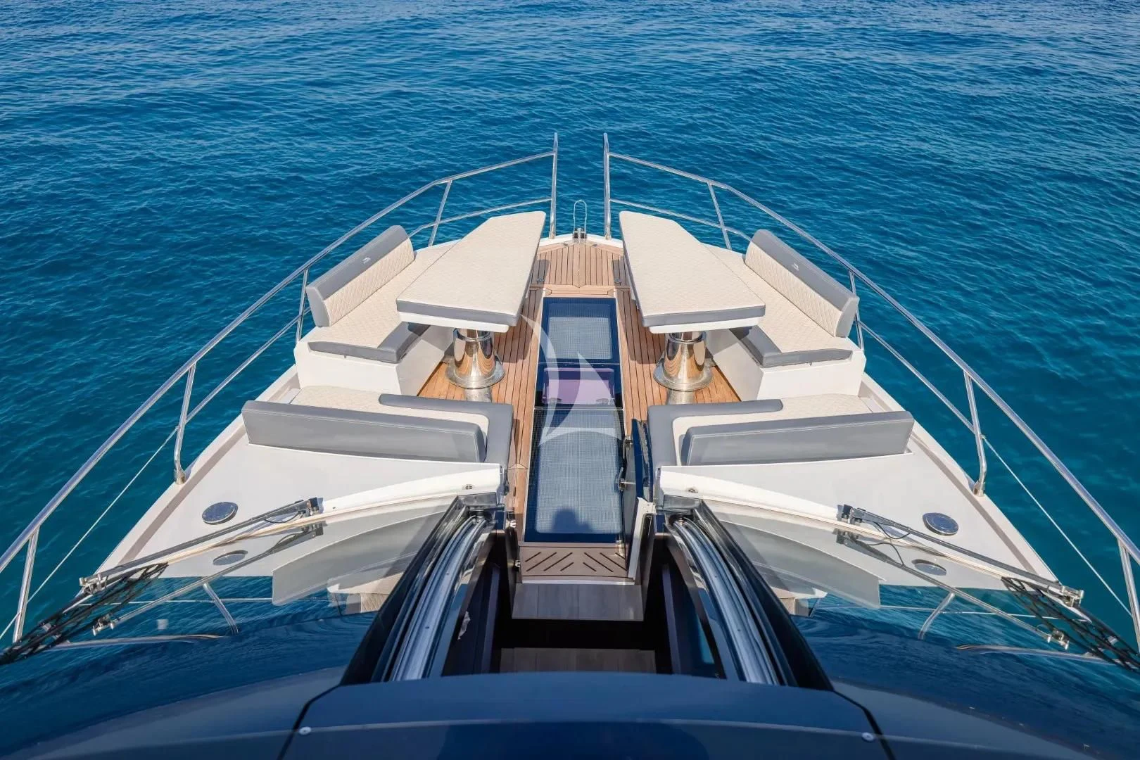 a boat on the water aboard FG STAR Yacht for Charter