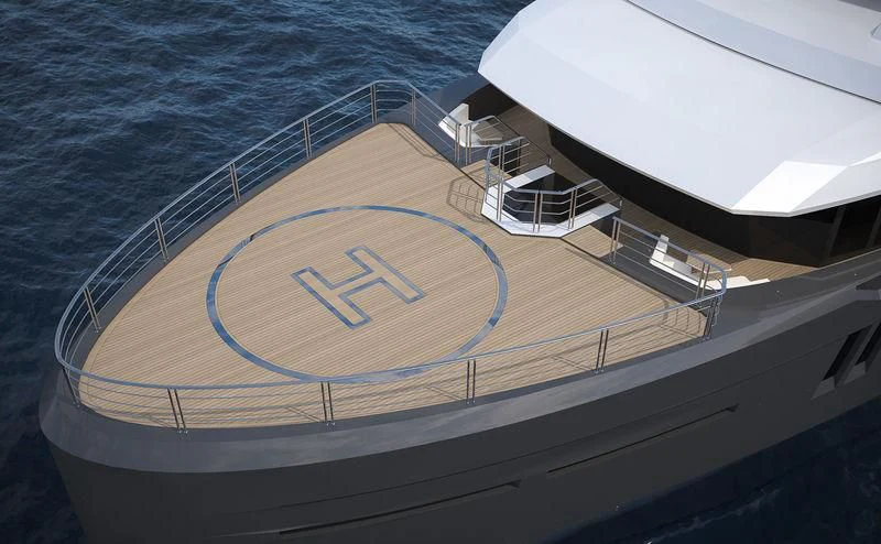 a boat on the water aboard ICE 68 Yacht for Sale