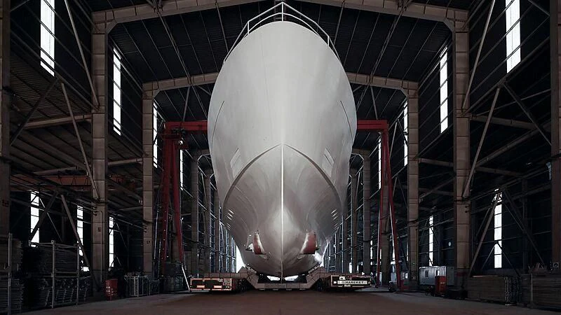 a large industrial machine aboard ICE 68 Yacht for Sale